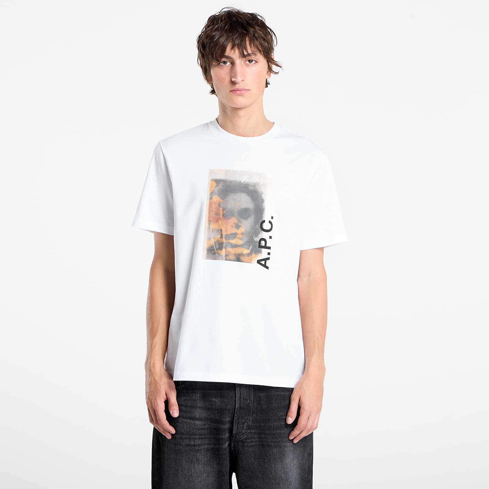 Trička A.P.C. Jean Portrait - Gots T-Shirt White