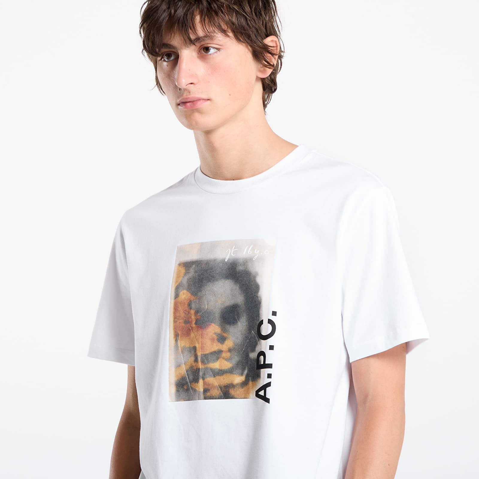 Trička A.P.C. Jean Portrait - Gots T-Shirt White