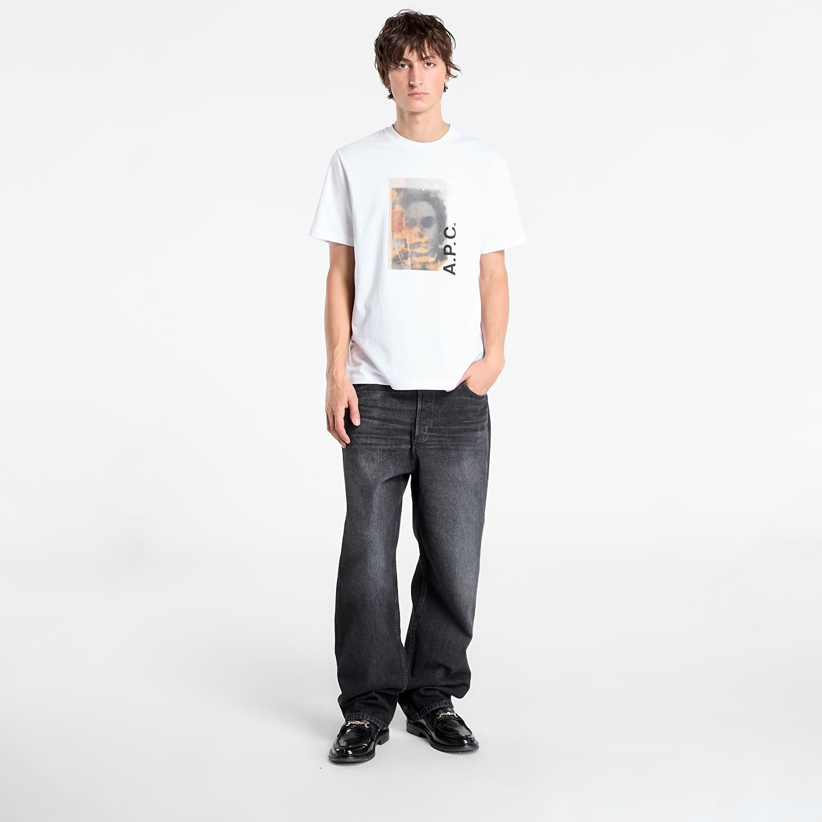 Trička A.P.C. Jean Portrait - Gots T-Shirt White