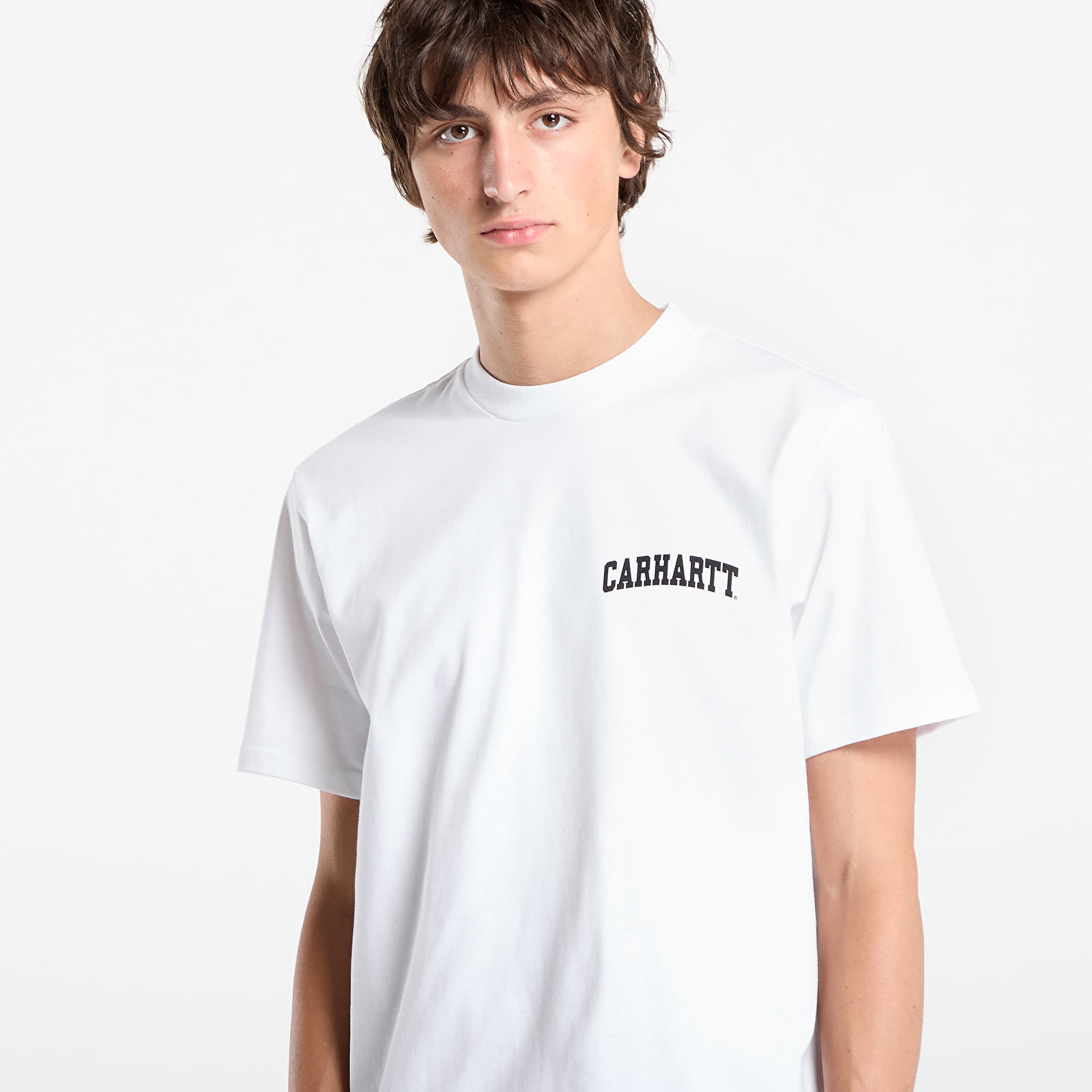Trička Carhartt WIP S/S University Script T-Shirt UNISEX White/ Black