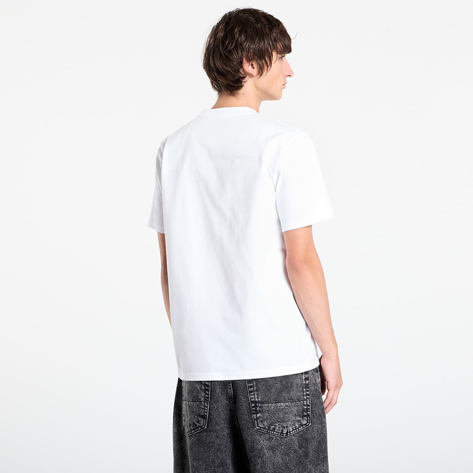 Trička Carhartt WIP S/S University Script T-Shirt UNISEX White/ Black