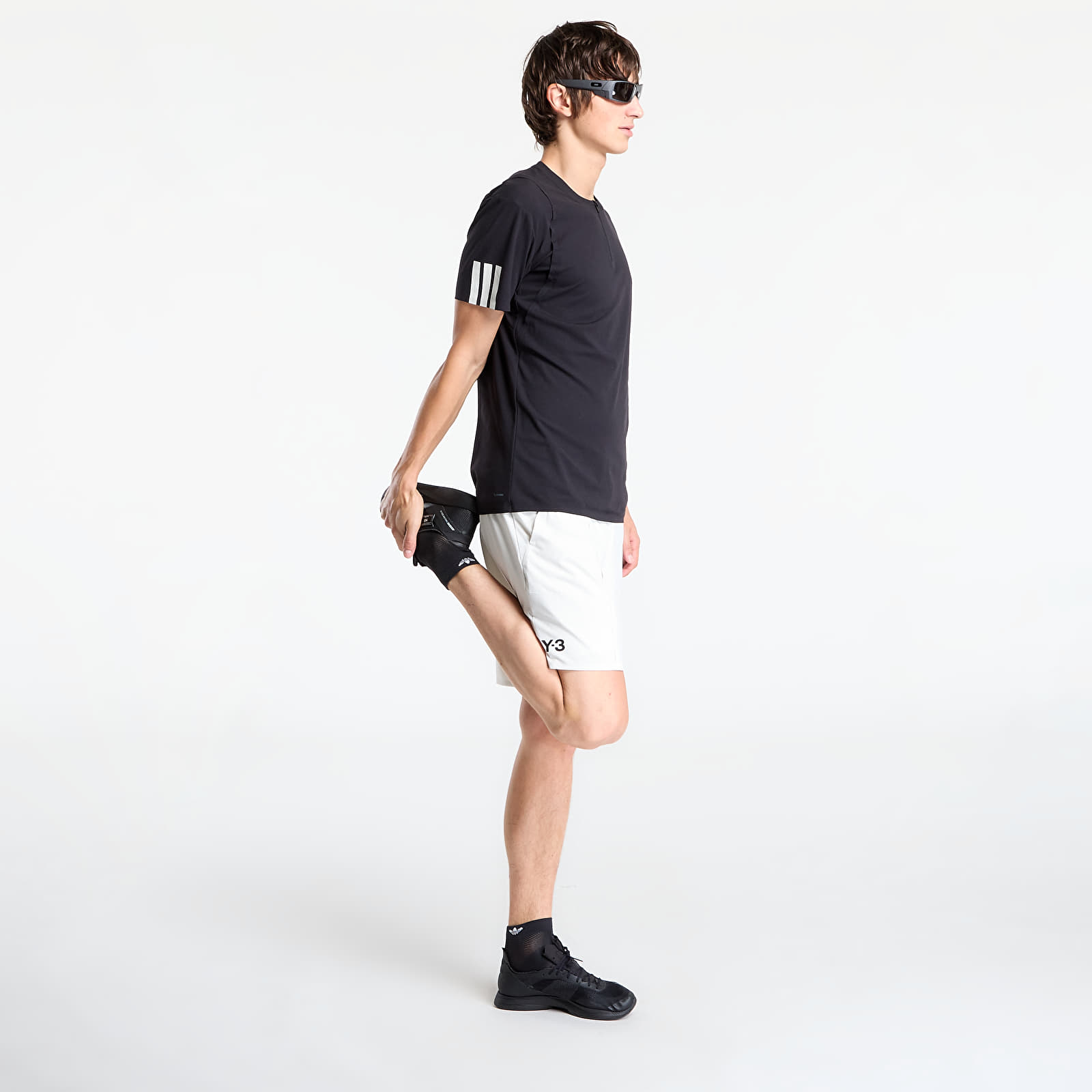 Šortai Y-3 Tennis Shorts and Leggings Set Orbit Grey