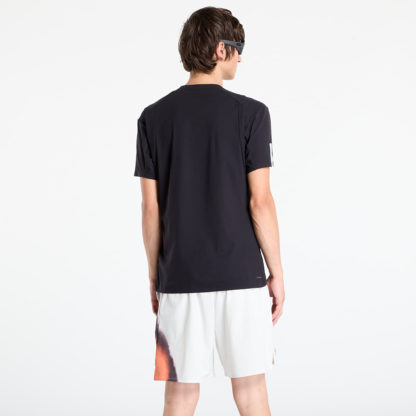 Marškinėliai Y-3 Zip Tee Black