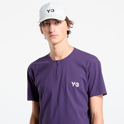T-shirts Y-3 Zip Tee Aurora Plum (JN2992) | Footshop