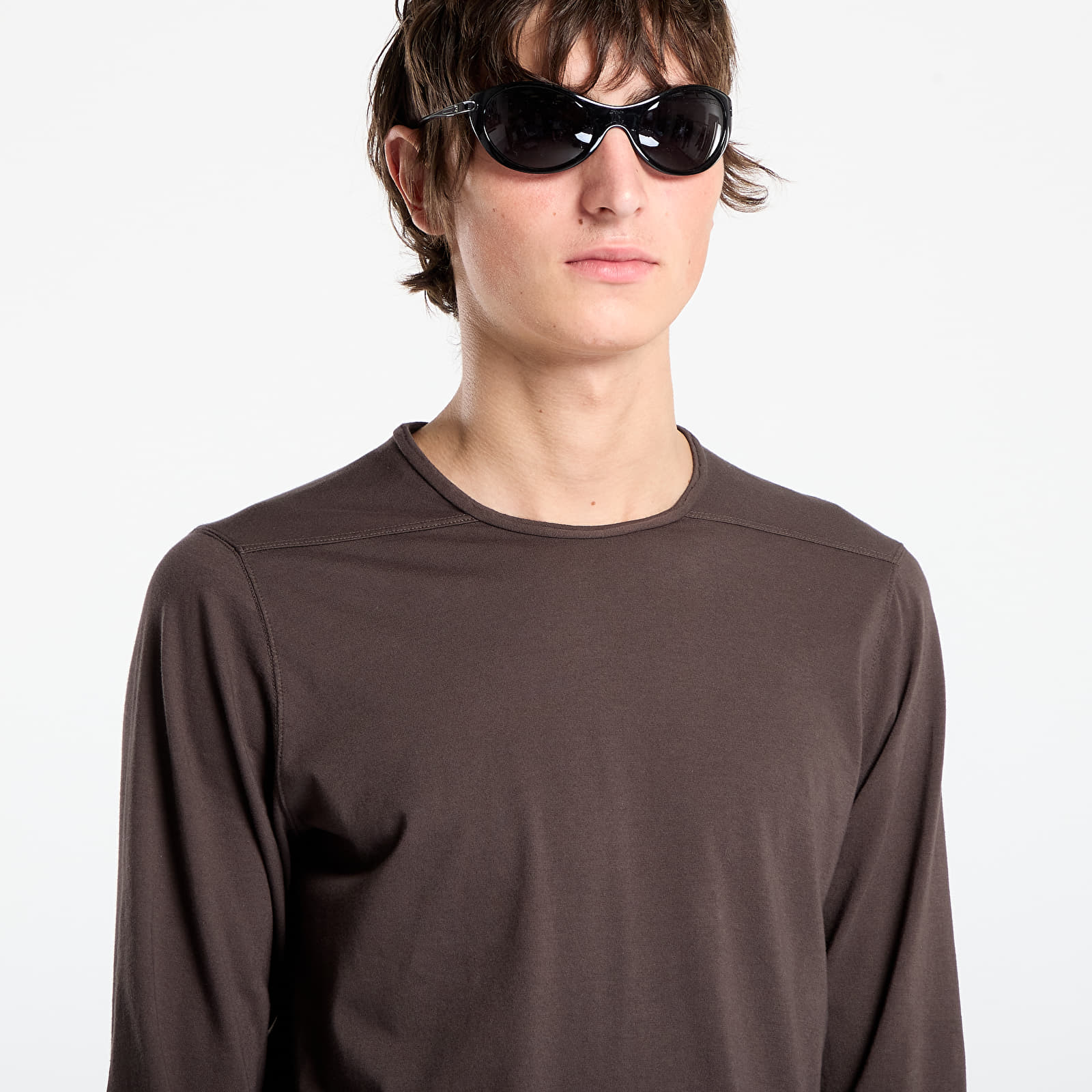 Trička Rick Owens DRKSHDW Level Longsleeve Tee Dark Dust