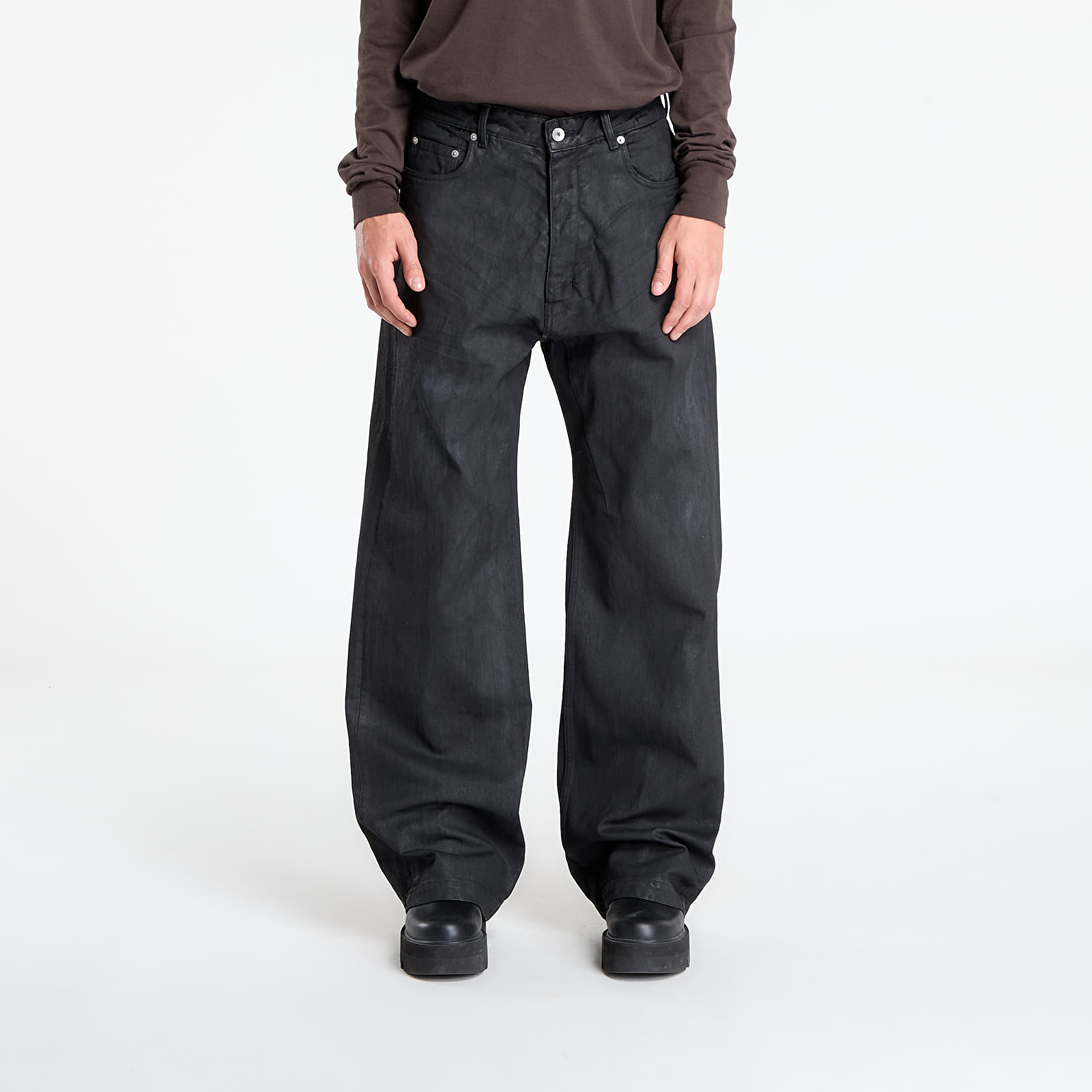 Vaqueros para hombre Rick Owens DRKSHDW Geth Jeans Black Wax