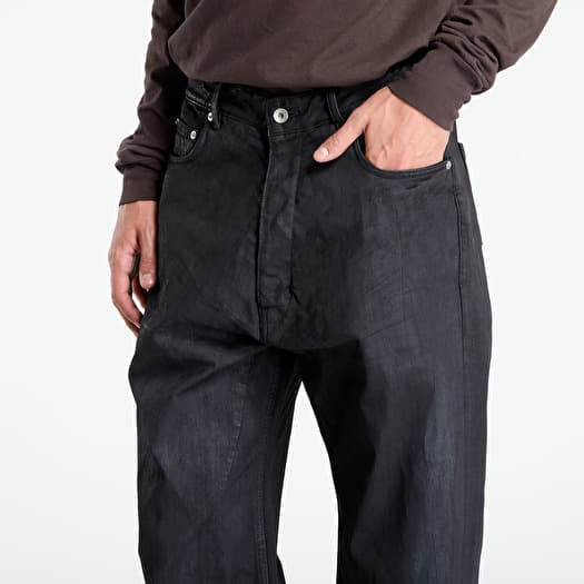 Jeans uomo Rick Owens DRKSHDW Geth Jeans Black Wax | Footshop