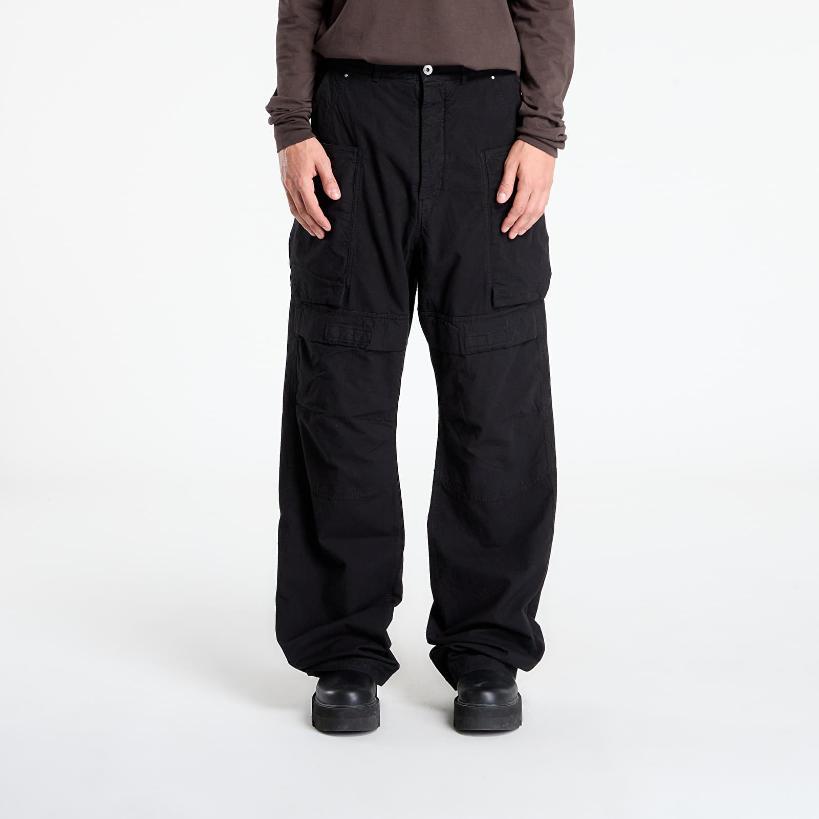 Kalhoty Rick Owens DRKSHDW Stefan Cargo Black