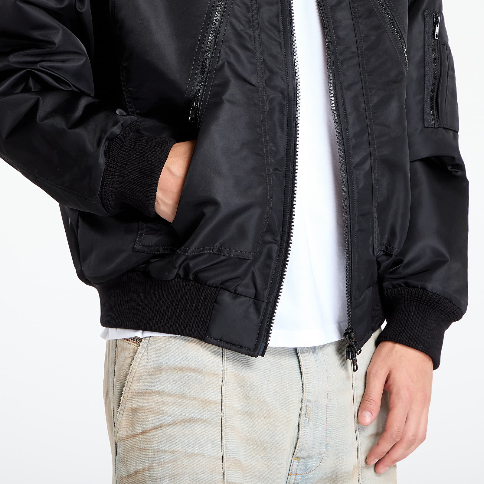 Kabátok MM6 Men's Rtw Avp Sportsjacket Black
