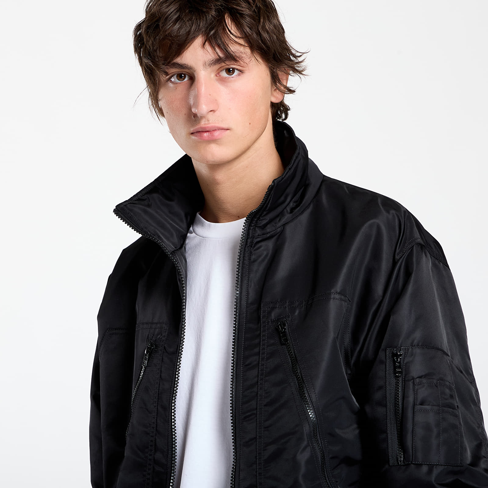 Kabátok MM6 Men's Rtw Avp Sportsjacket Black