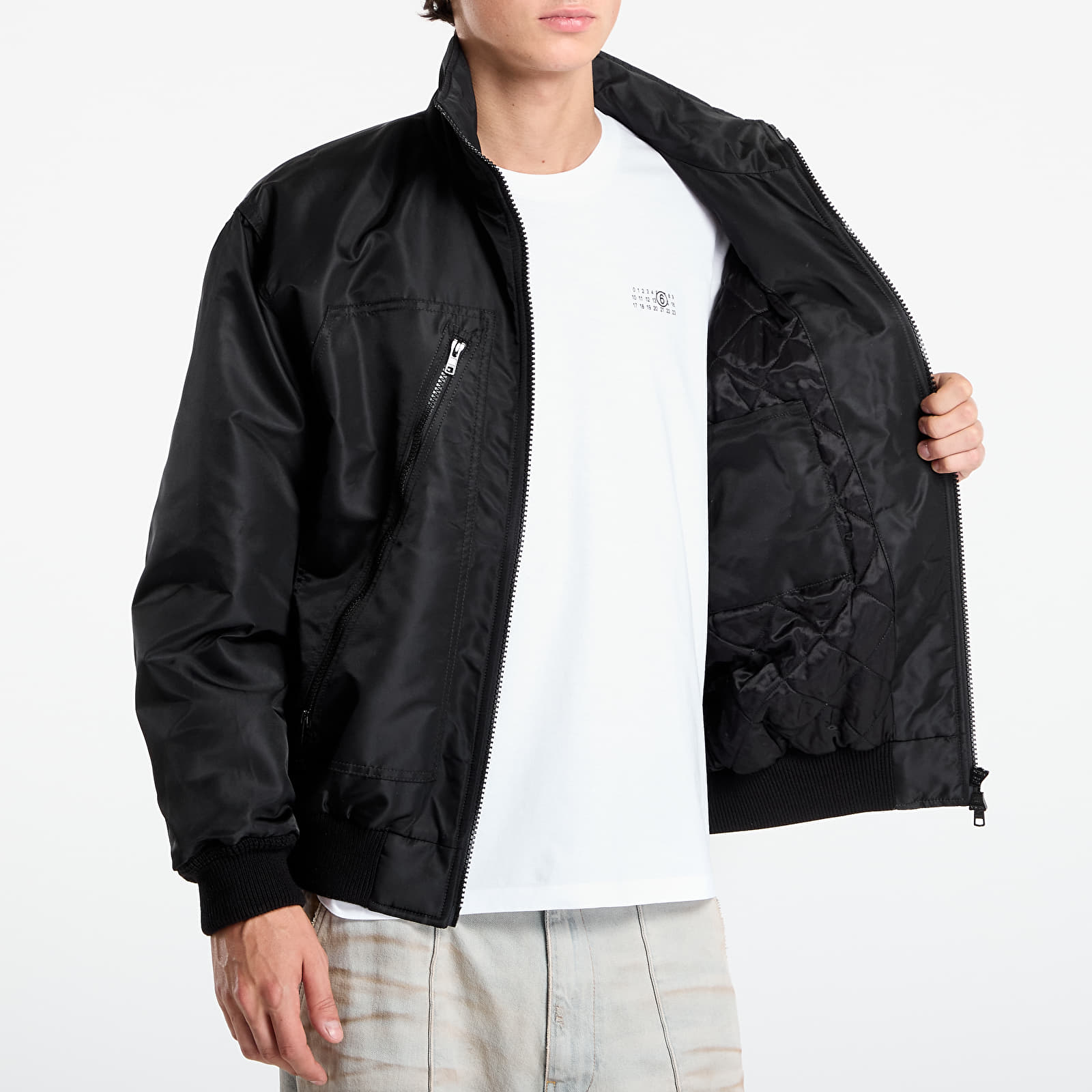 Kabátok MM6 Men's Rtw Avp Sportsjacket Black