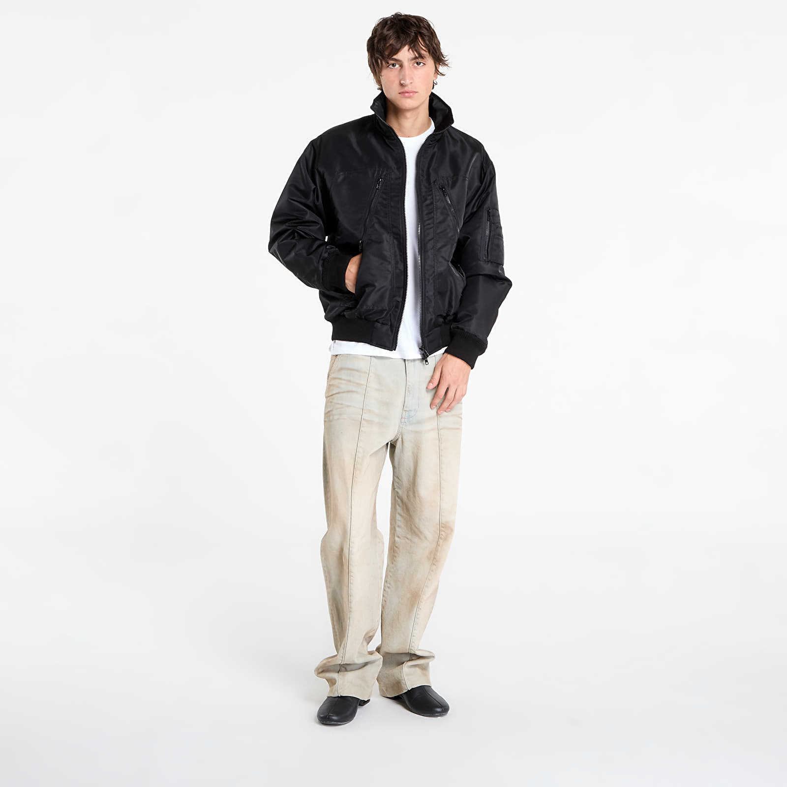Kabátok MM6 Men's Rtw Avp Sportsjacket Black