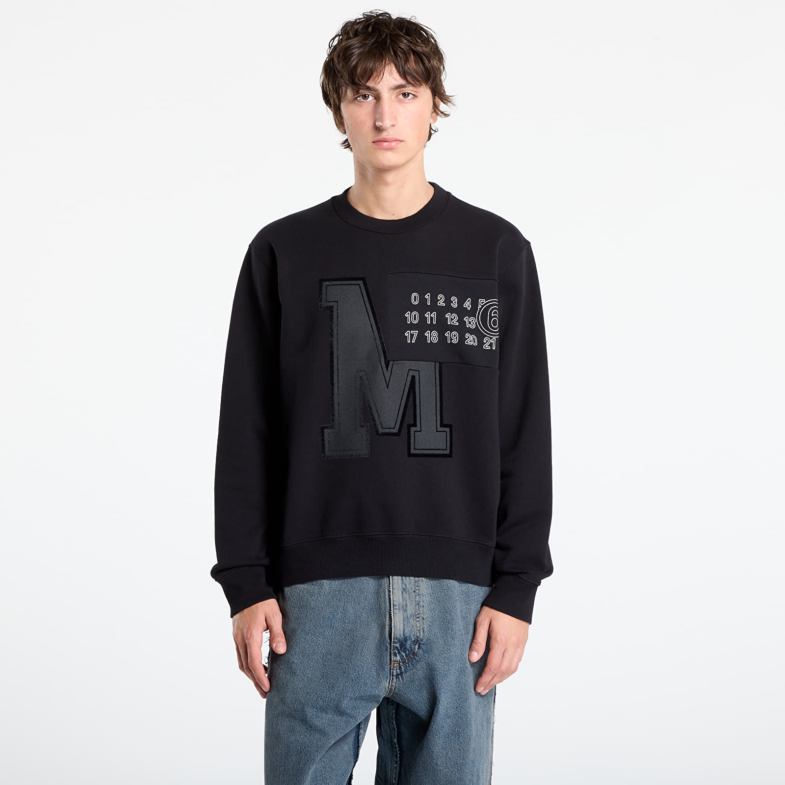 Суичърти MM6 Men's Rtw Avp Sweatshirt Black