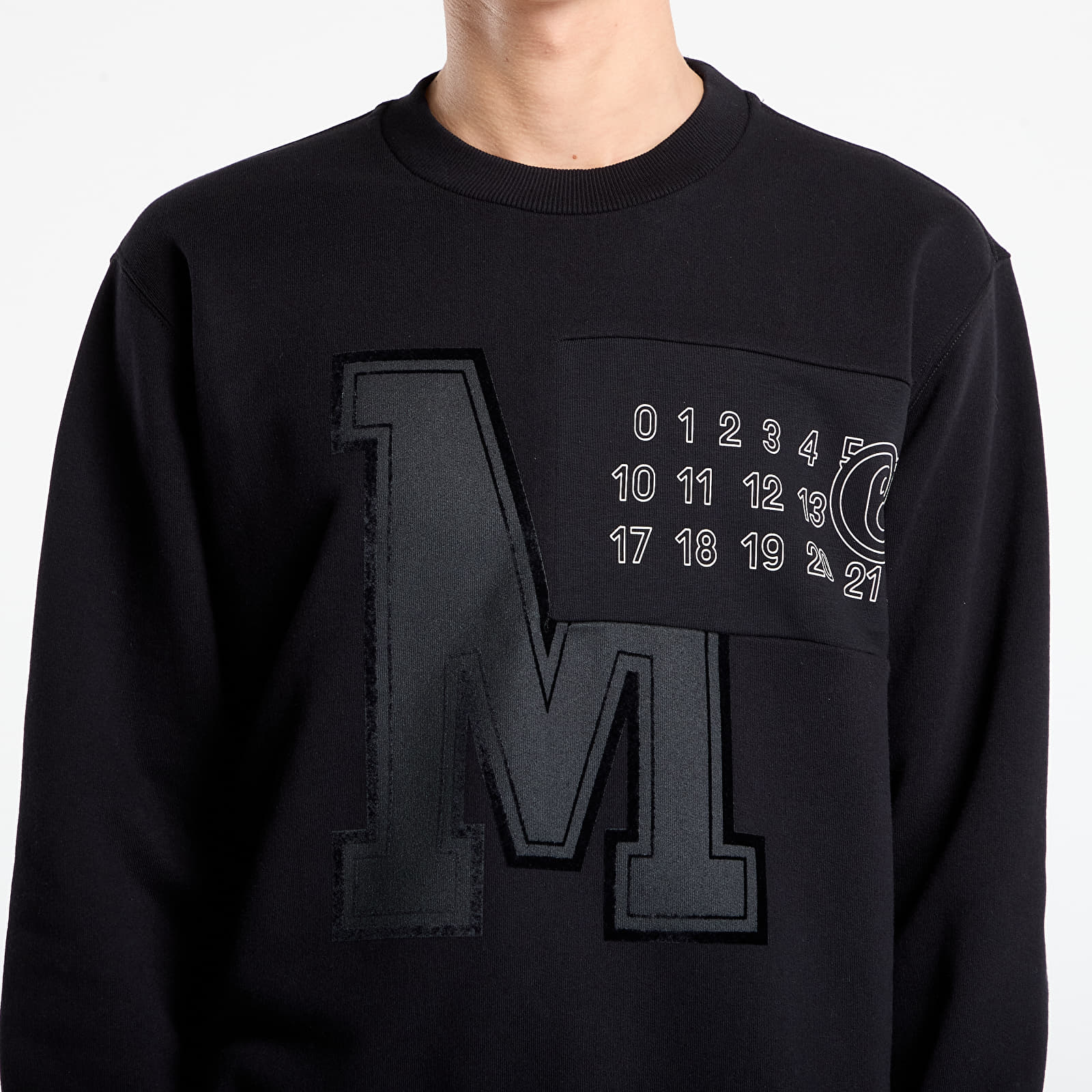 Суичърти MM6 Men's Rtw Avp Sweatshirt Black