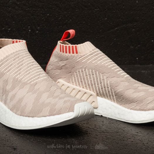 Women's shoes adidas NMD_CS2 Primeknit W Linen/ Vapor Grey/ Ftw White |  Footshop