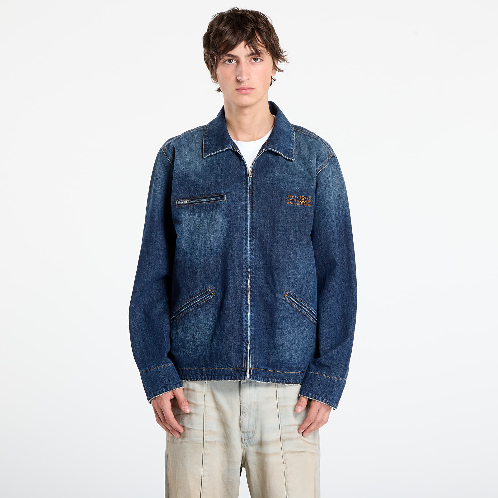 Kabátok MM6 Maison Margiela Sportsjacket Medium Blue