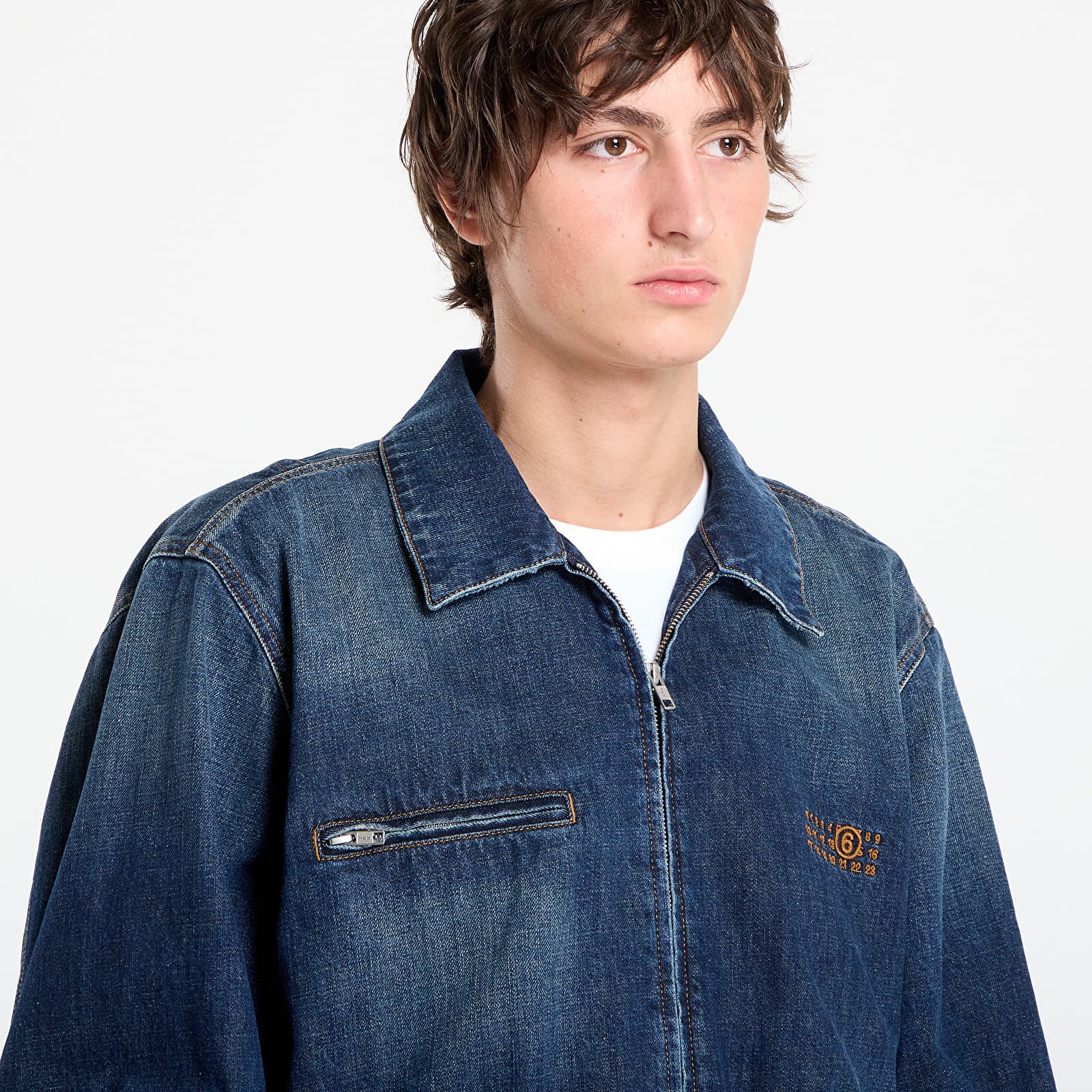 Kabátok MM6 Maison Margiela Sportsjacket Medium Blue