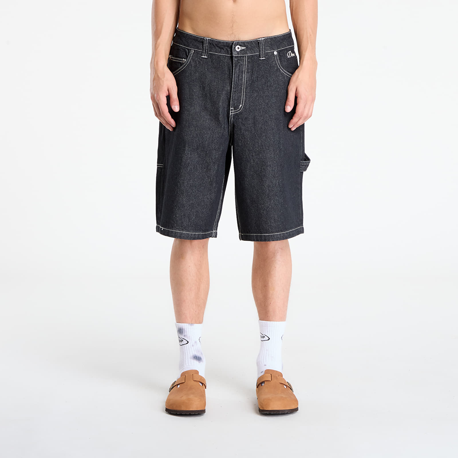 Shorts DIME Classic Denim Shorts Black Washed