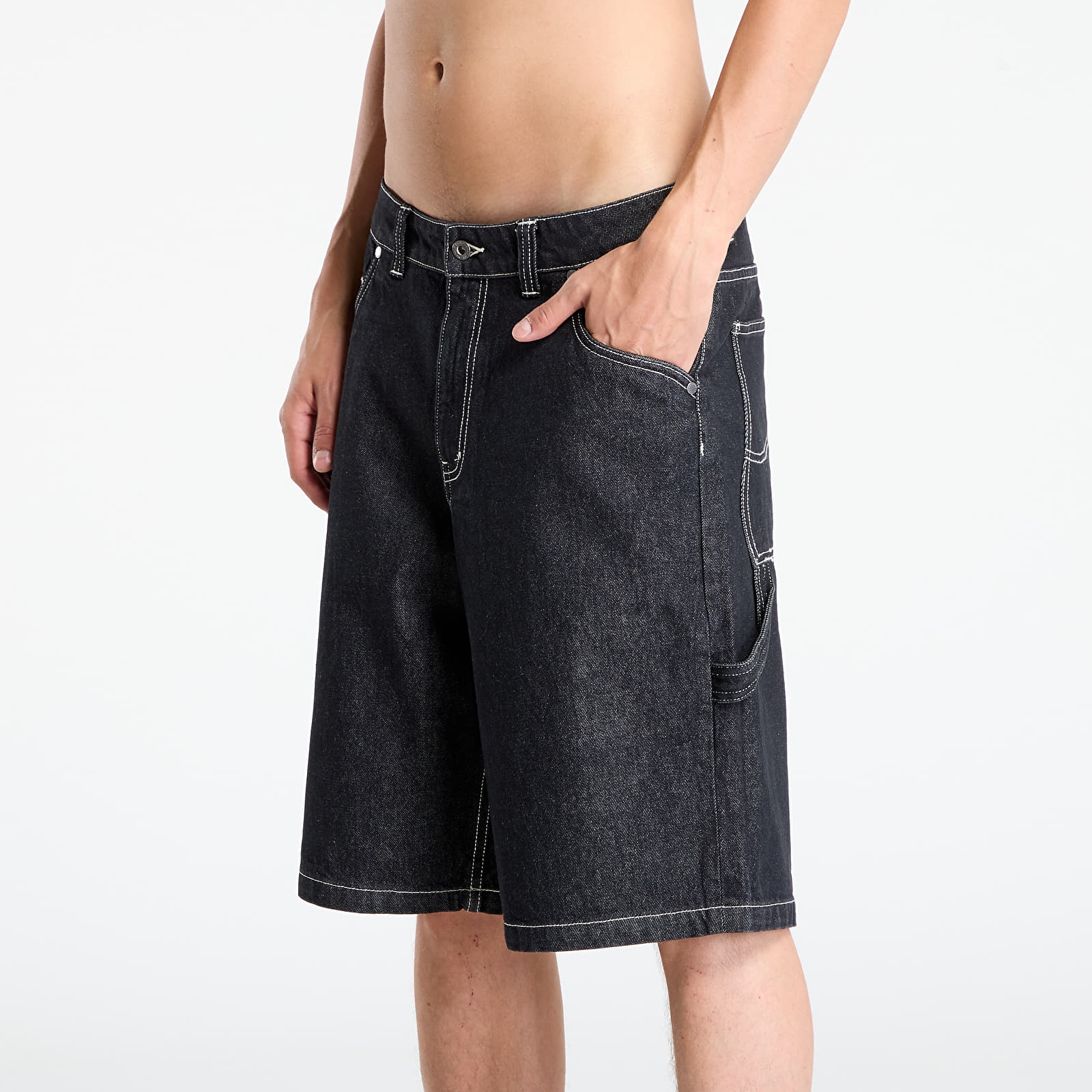 Shorts DIME Classic Denim Shorts Black Washed