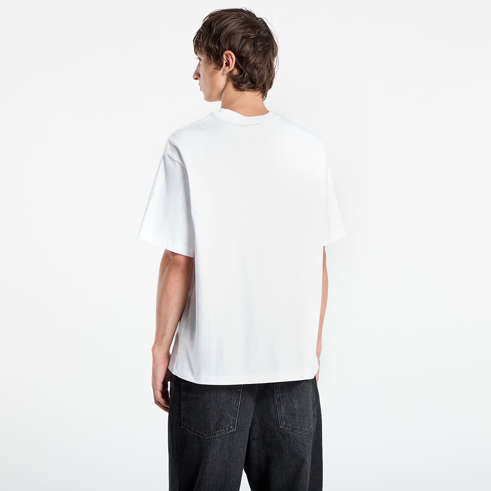 Marškinėliai Calvin Klein Hi Low Emb 16S Jersey Tee White