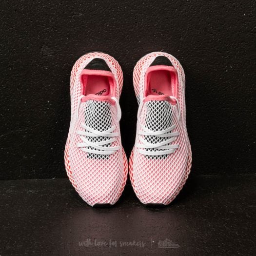 Women s shoes adidas Deerupt Runner W Chalk Pink Chalk Pink Bold Orange Footshop