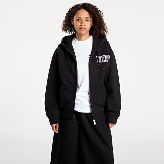 Carhartt WIP Hooded Mini Wip Sweat Jacket Black Stone Washed