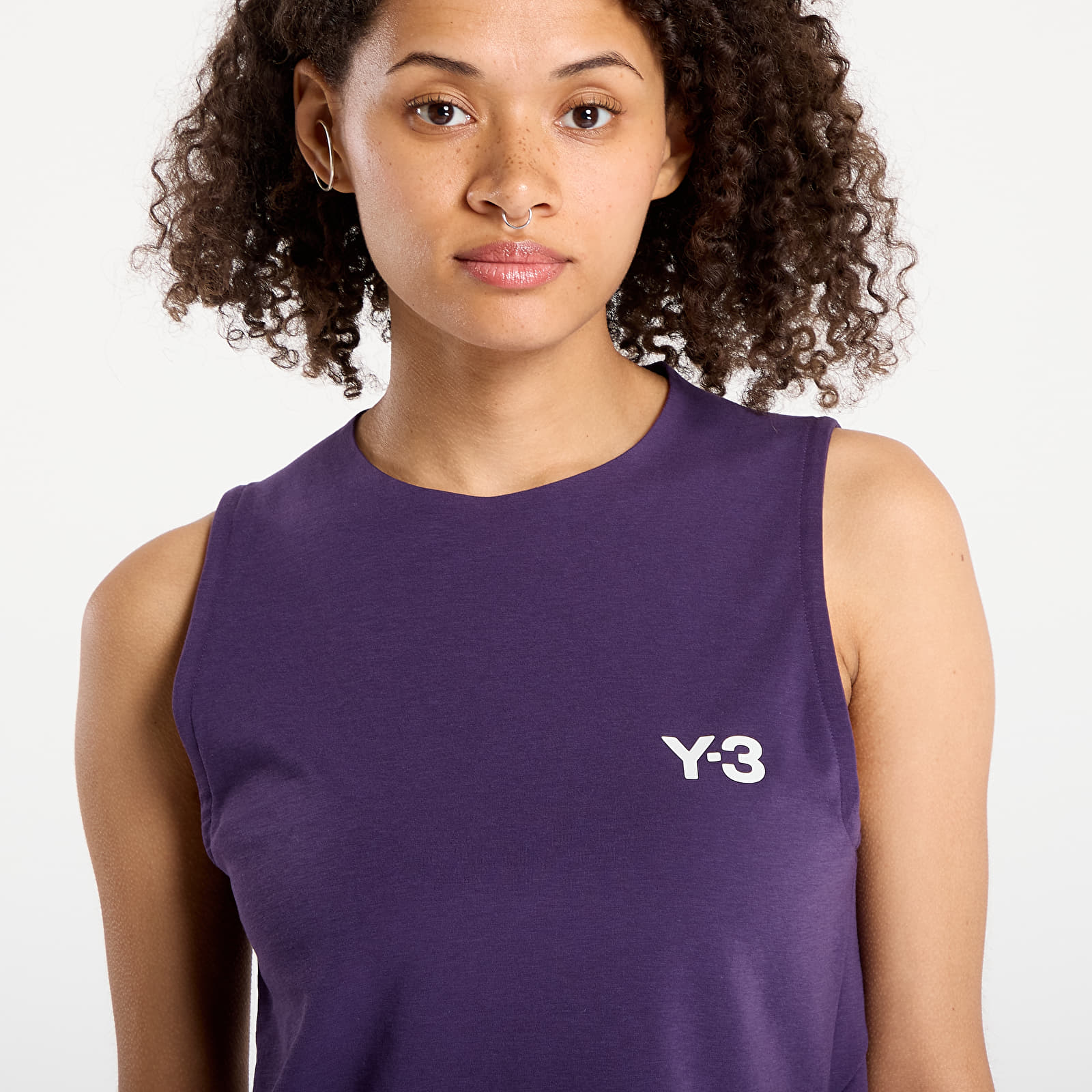 Ujjatlan pólók Y-3 Match Tank Aurora Plum