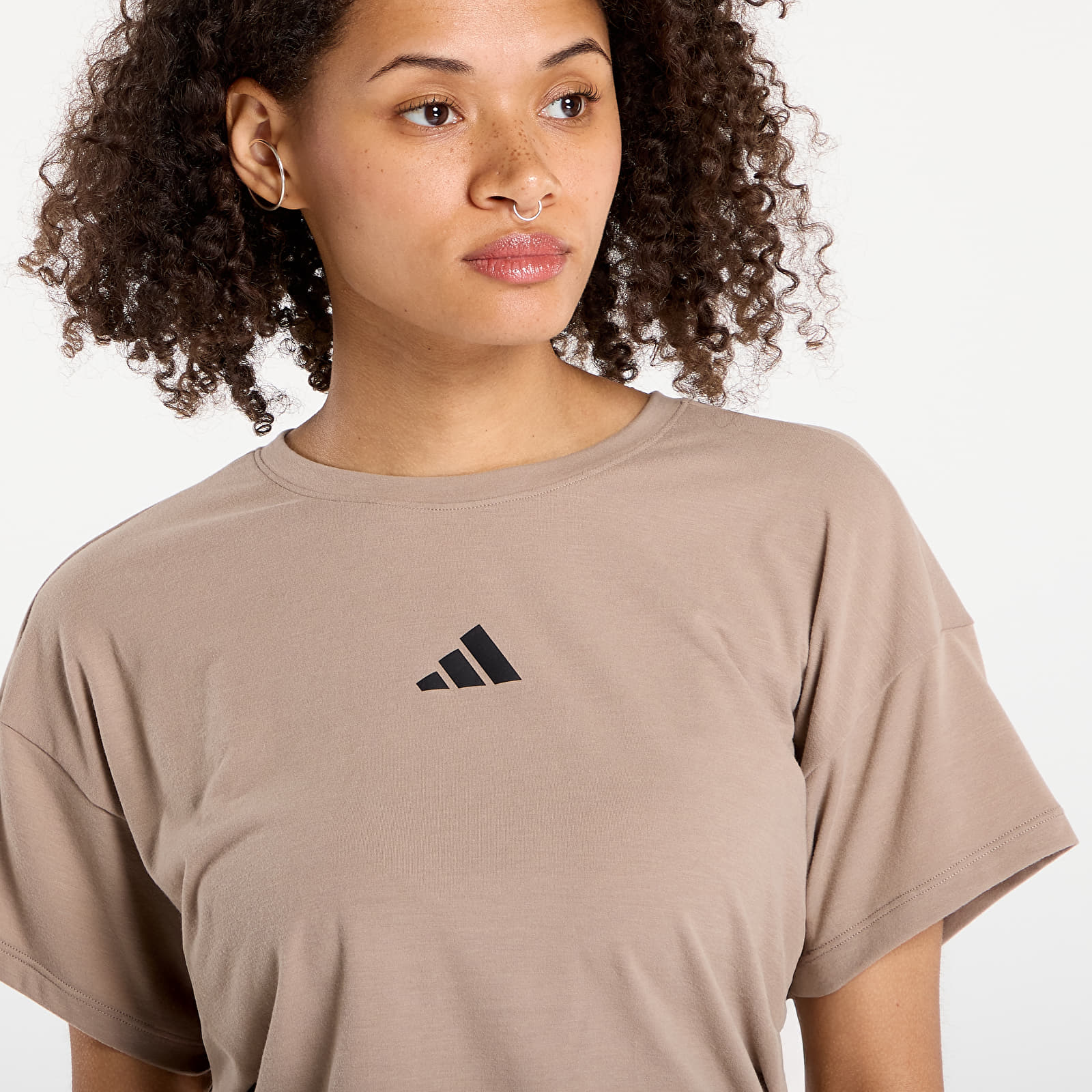 Marškinėliai adidas Power T-Shirt Chalky Brown