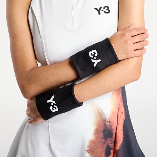 Y-3 Tennis Large Wristband Black