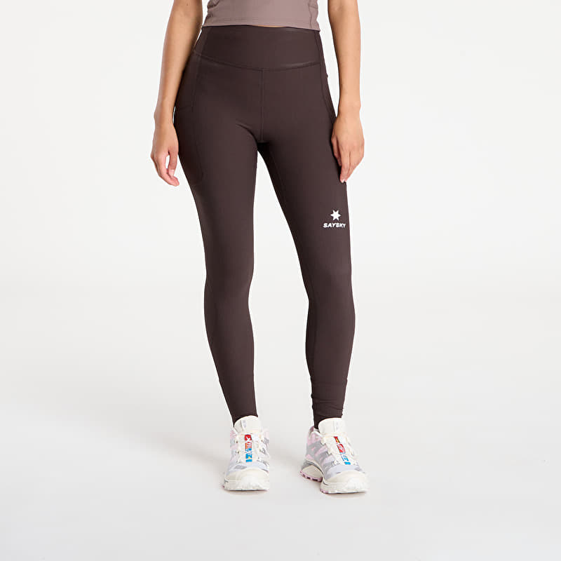 SAYSKY W Combat+ Rib Long Tights Coffee