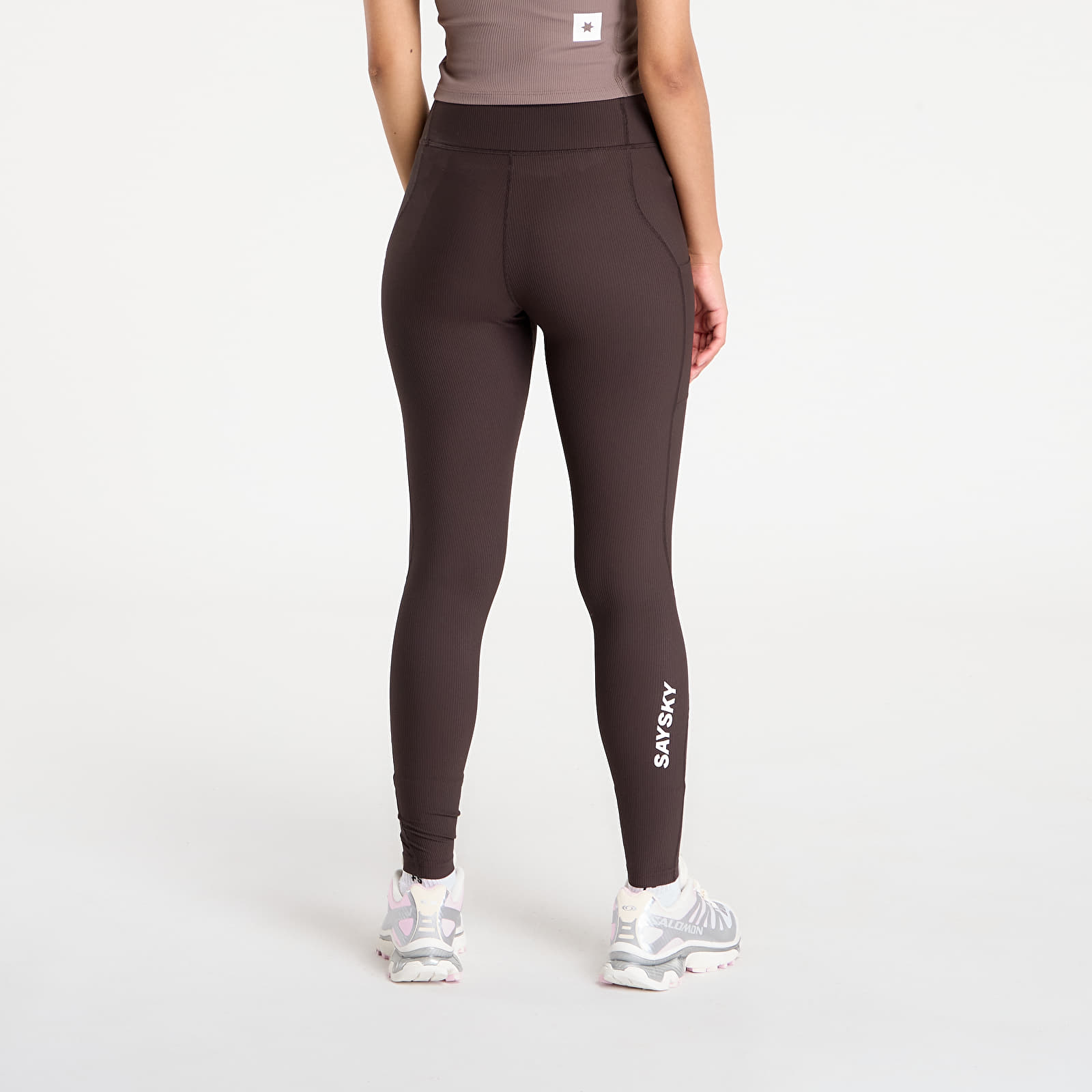 Leginsai SAYSKY W Combat+ Rib Long Tights Coffee