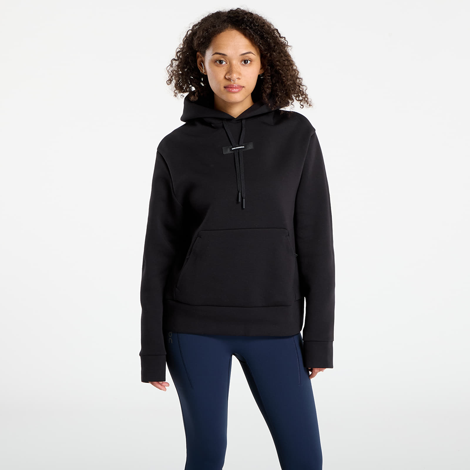 Kapucnis pulóverek és pulcsik On Focus Tech Hoodie Black