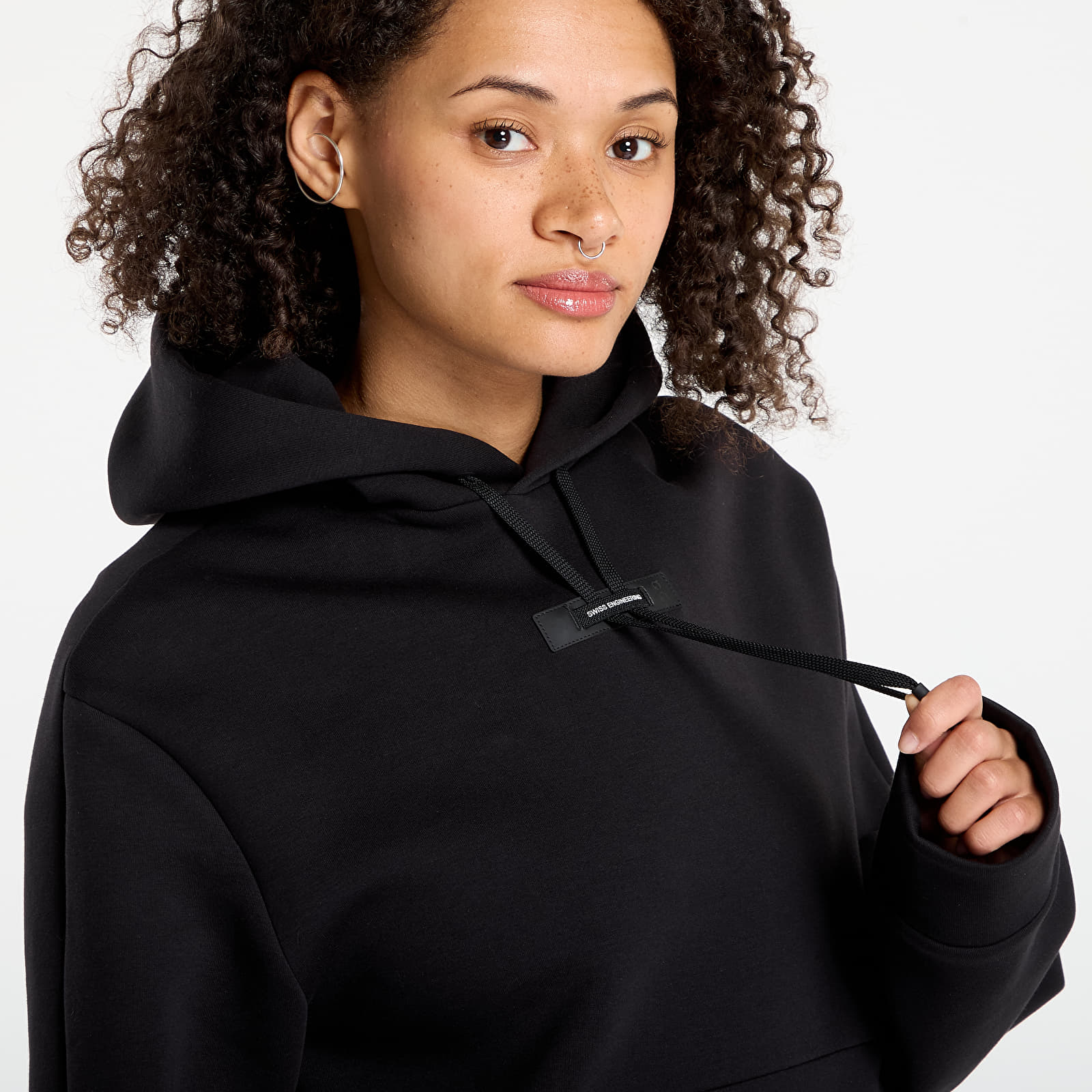 Kapucnis pulóverek és pulcsik On Focus Tech Hoodie Black