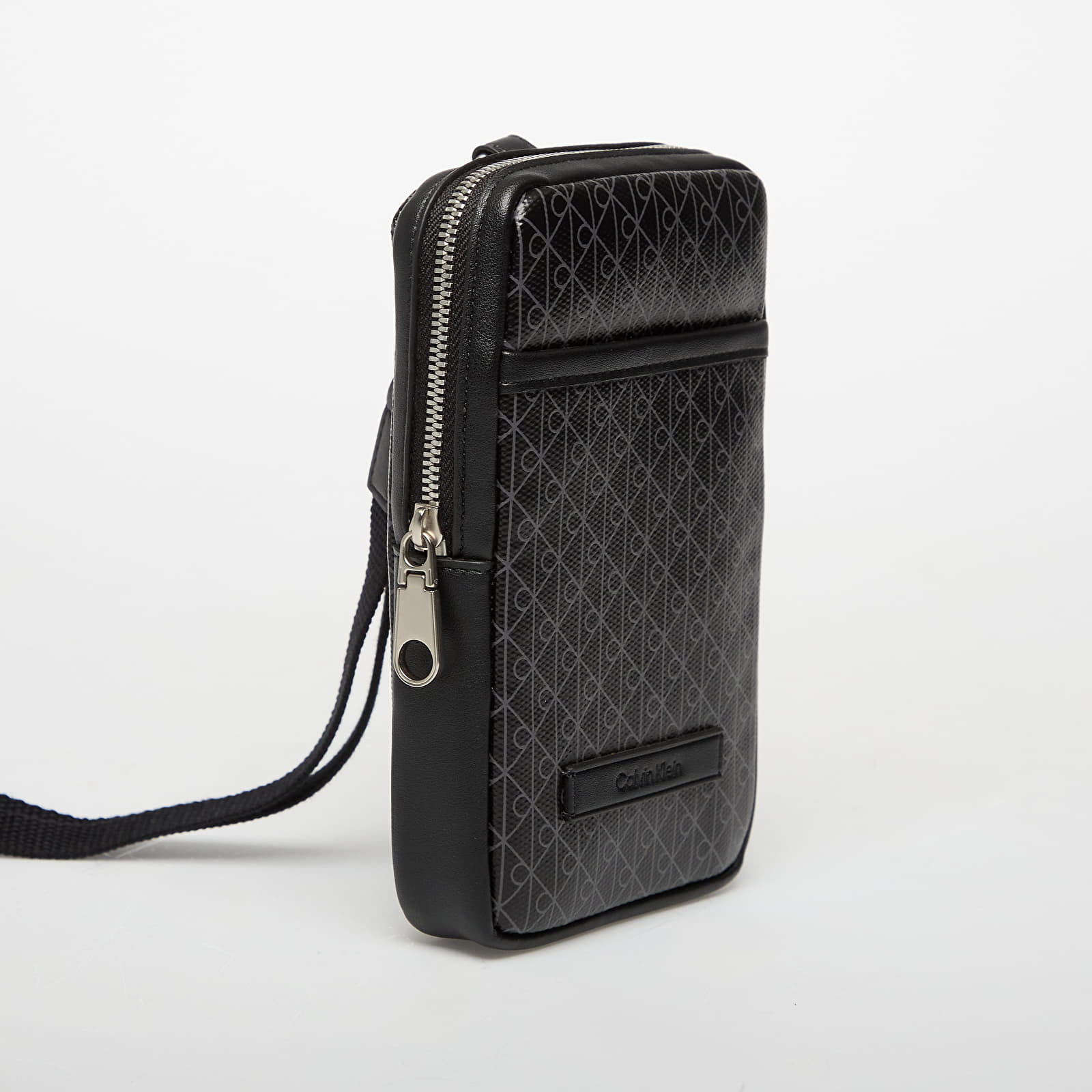 Kiti aksesuarai Calvin Klein Coated Phone Lanyard Black