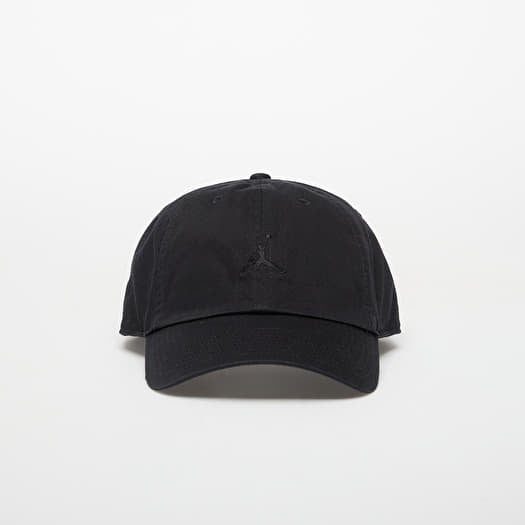 Kšiltovka Jordan Club Unstructured Curved-Bill Hat Black/ Black