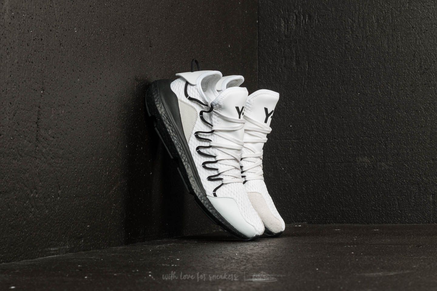 Men s shoes Y 3 Kusari Core White Core Black Core Black Footshop