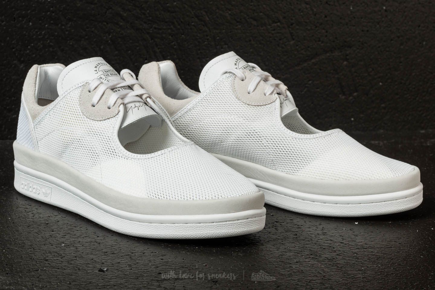 Women s shoes Y 3 Wedge Stan Ftw White Core Black Ftw White Footshop
