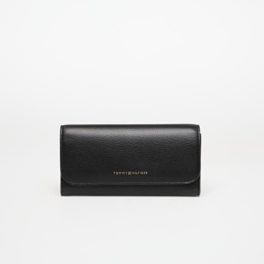 Tommy Hilfiger Flag Large Flap Wallet Black