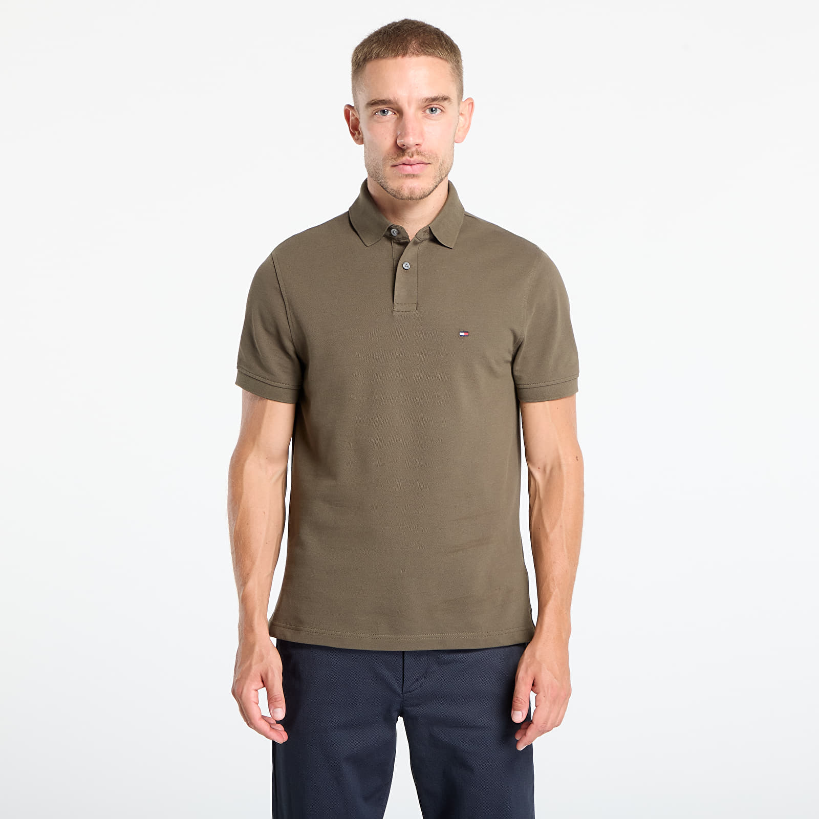 Meeste T-särgid Tommy Hilfiger 1985 Regular Polo Army Green