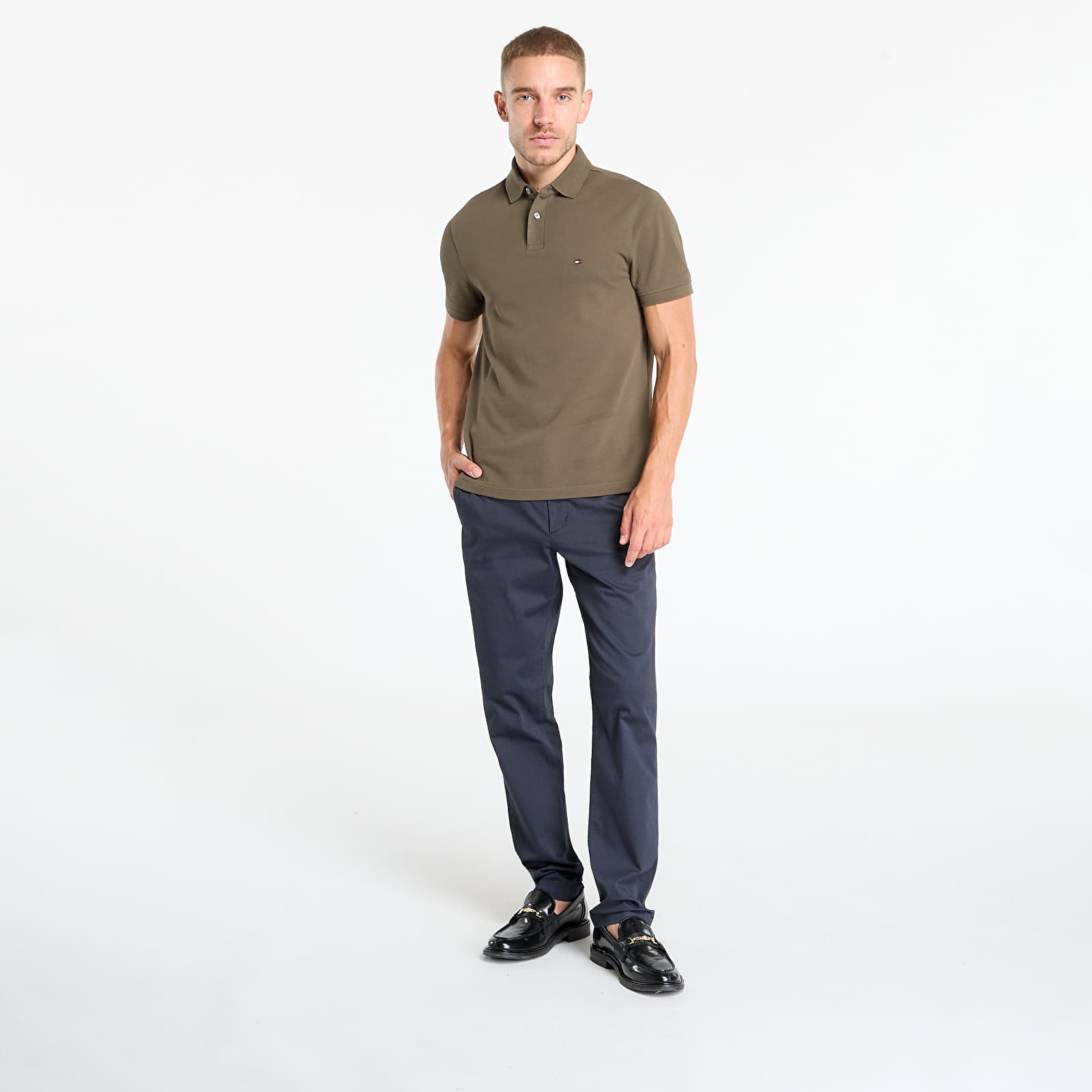 Meeste T-särgid Tommy Hilfiger 1985 Regular Polo Army Green