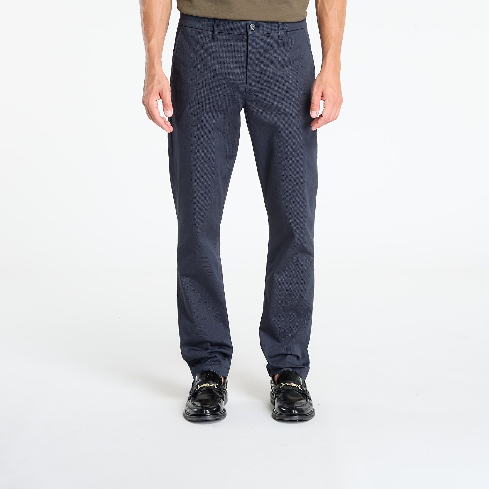 Men's trousers Tommy Hilfiger Denton Printed Structure Chino Navy