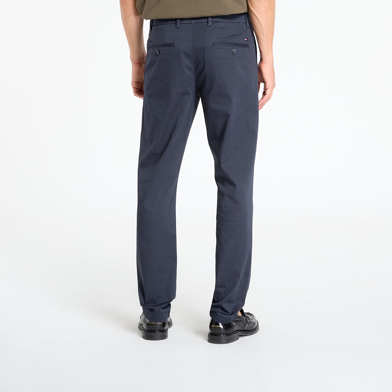 Men's trousers Tommy Hilfiger Denton Printed Structure Chino Navy