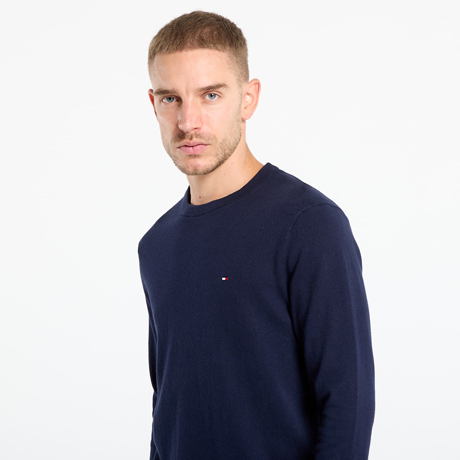 Men's sweaters Tommy Hilfiger Pima Org Cotton Cashmere Crew Neck Navy