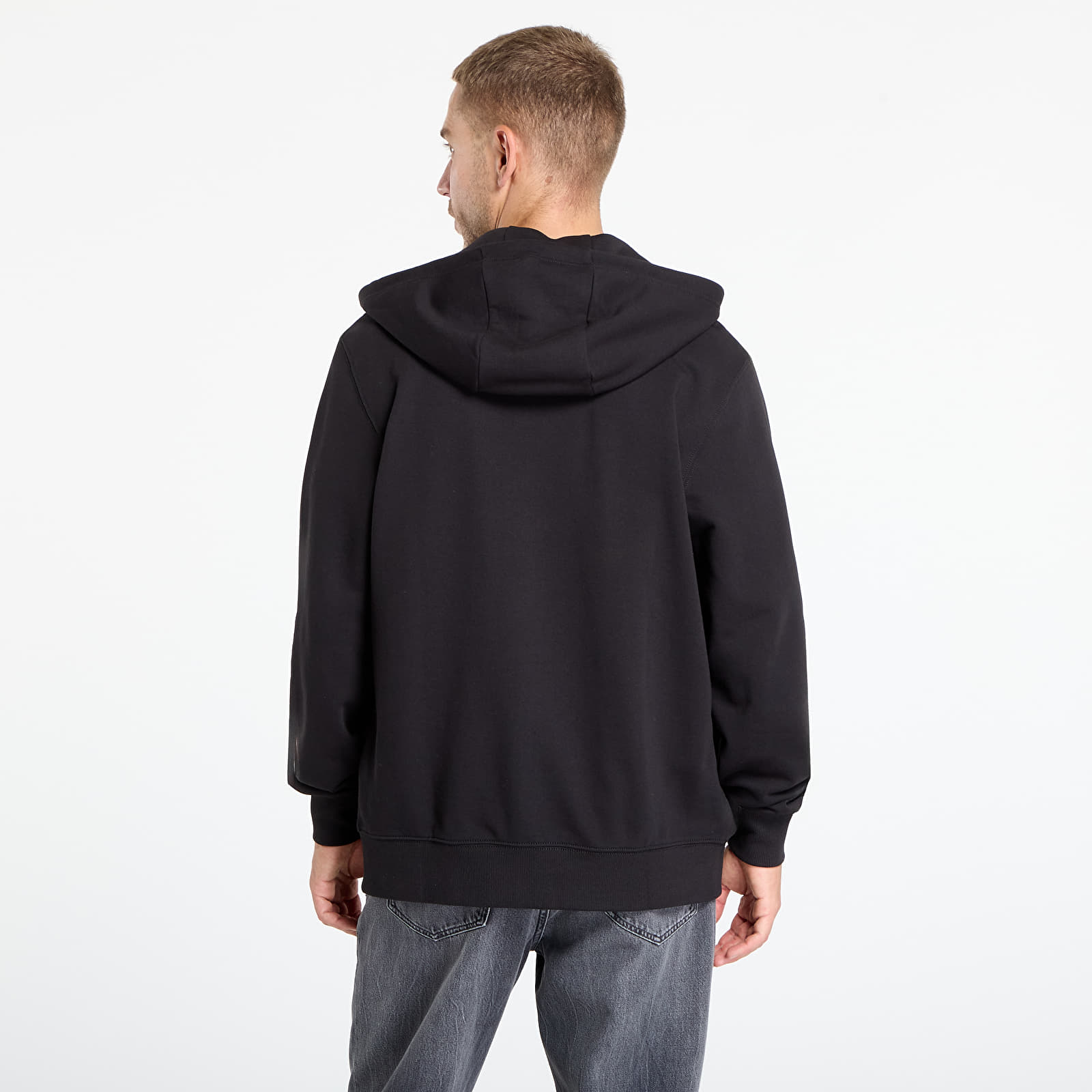 Men's hoodies Tommy Hilfiger Essential Terry Zip Through Black