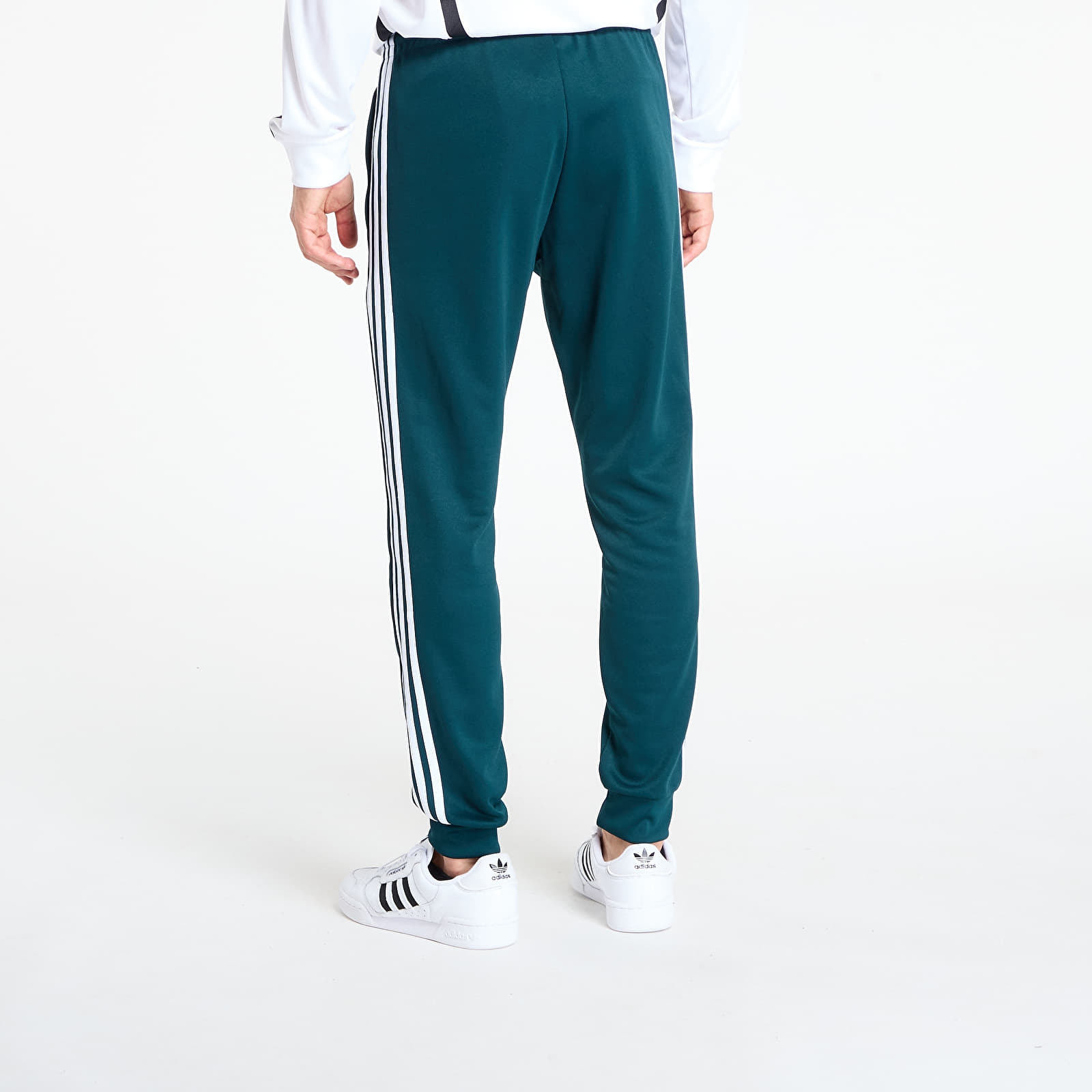 Vyriškos sportinės kelnės adidas Adicolor Classics SST Track Pants Aurora Ivy/ Black