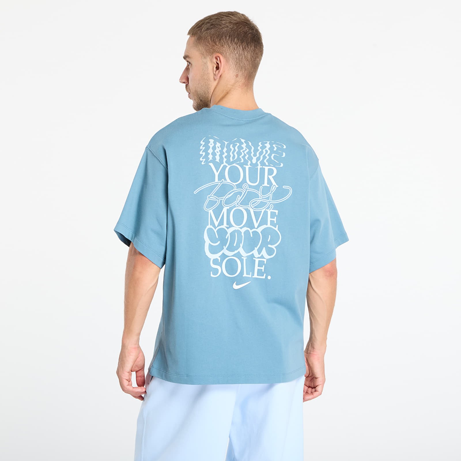 T-shirts Nike Solo Swoosh Men's T-Shirt Smokey Blue