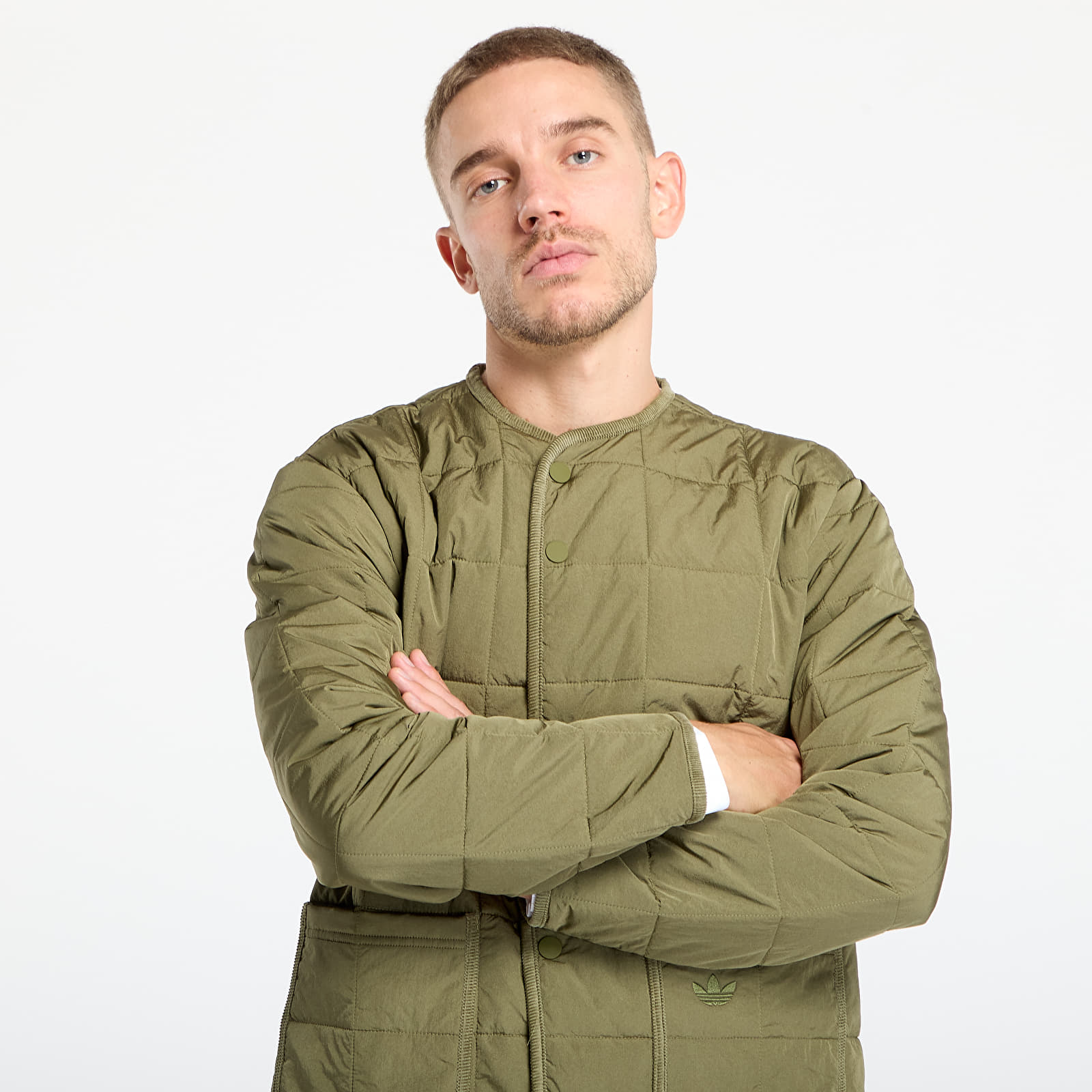 Striukės adidas Originals Quilted Jacket Focus Olive
