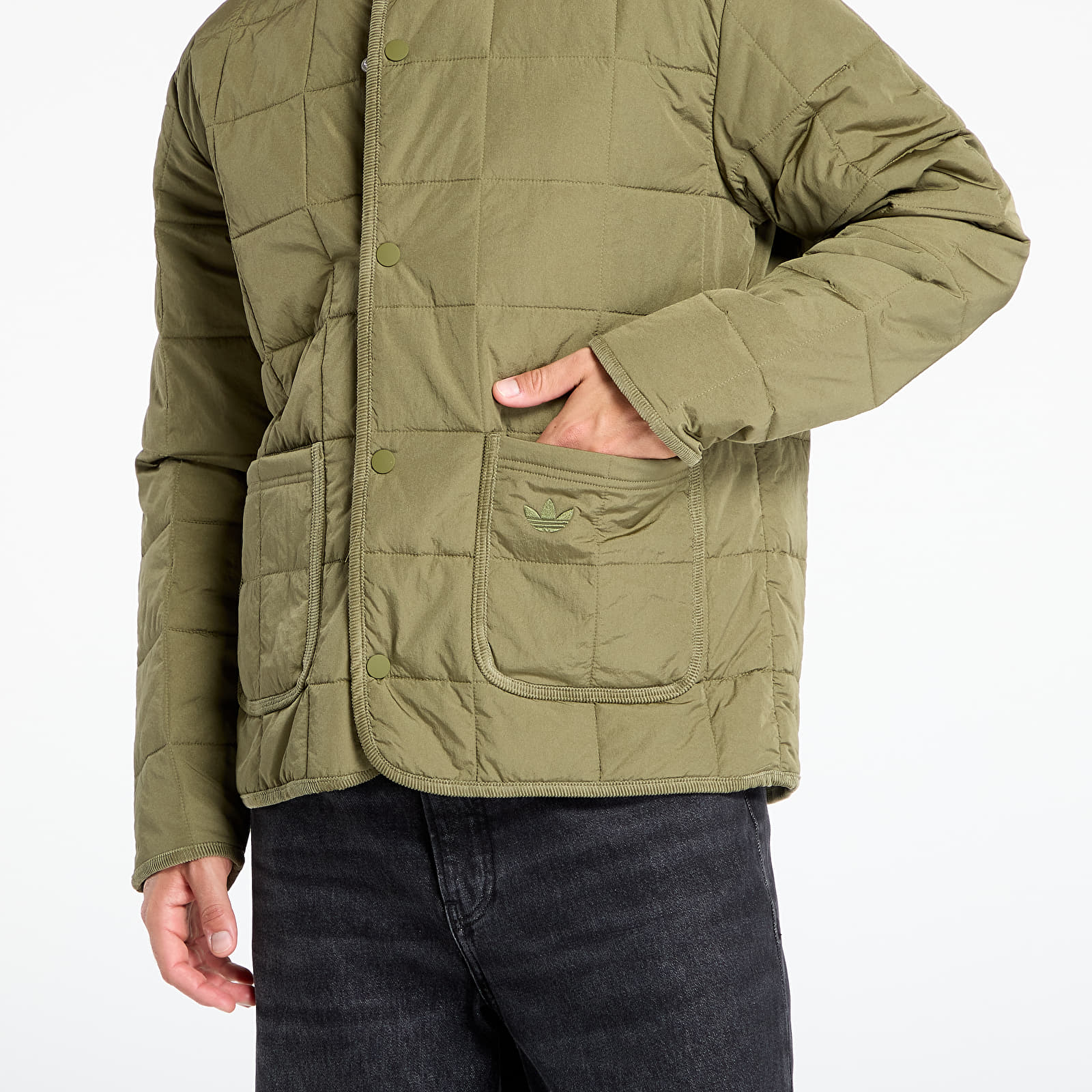 Striukės adidas Originals Quilted Jacket Focus Olive