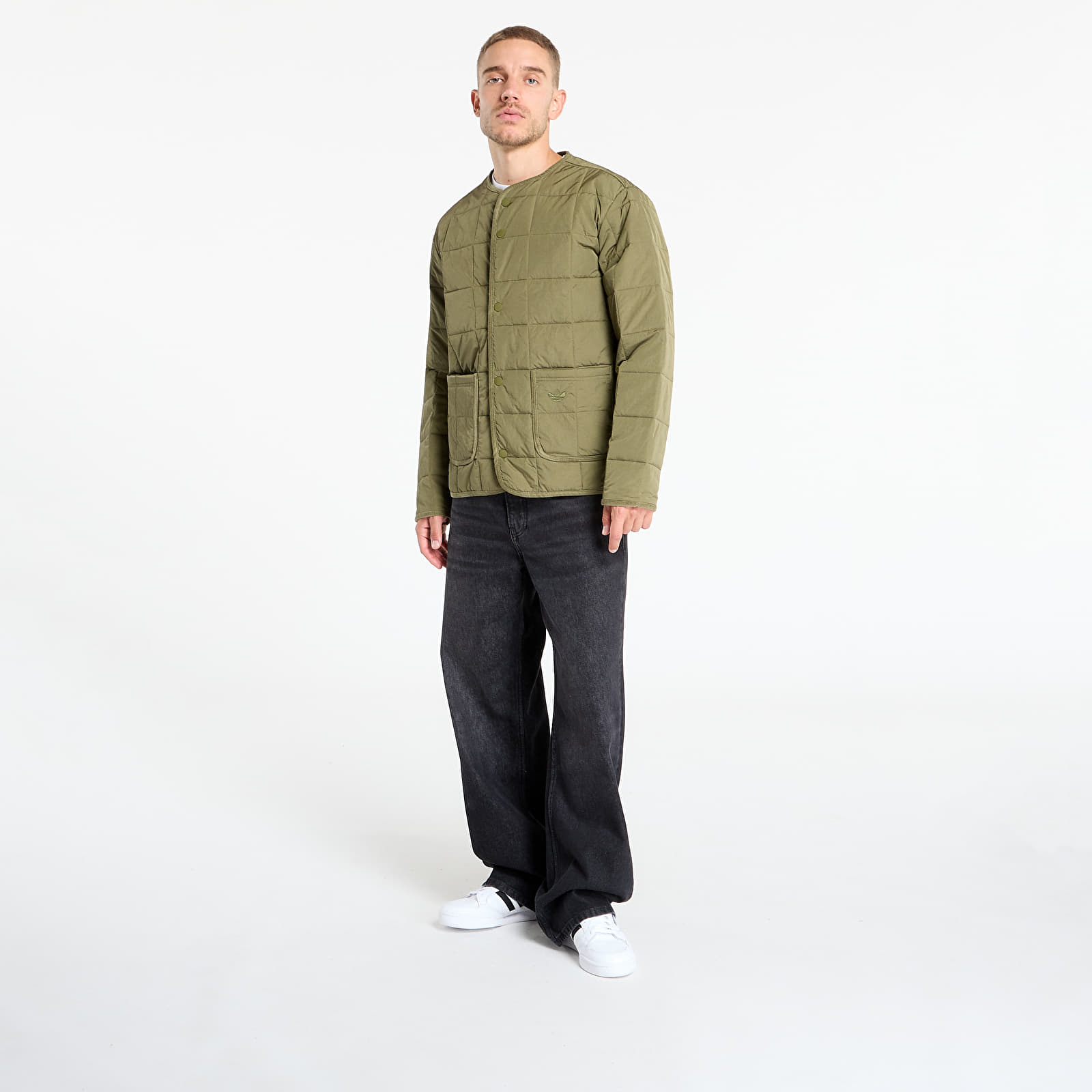 Striukės adidas Originals Quilted Jacket Focus Olive