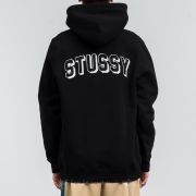 Stussy arch applique hoodie hot sale